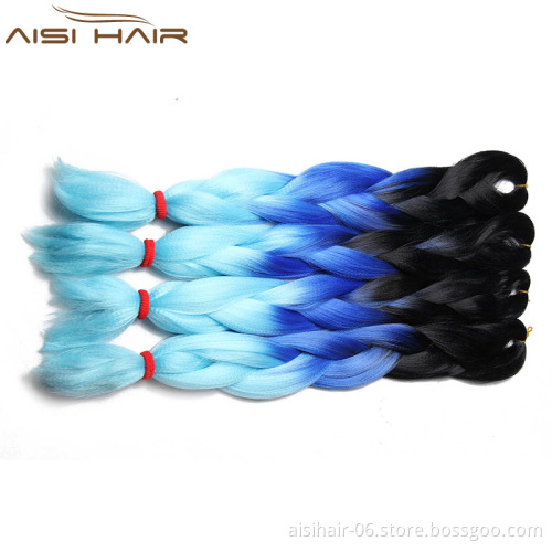 Factory Direct Sale Cheap 24 inch 100g Synthetic Braiding Hair Extension, Hair Braids